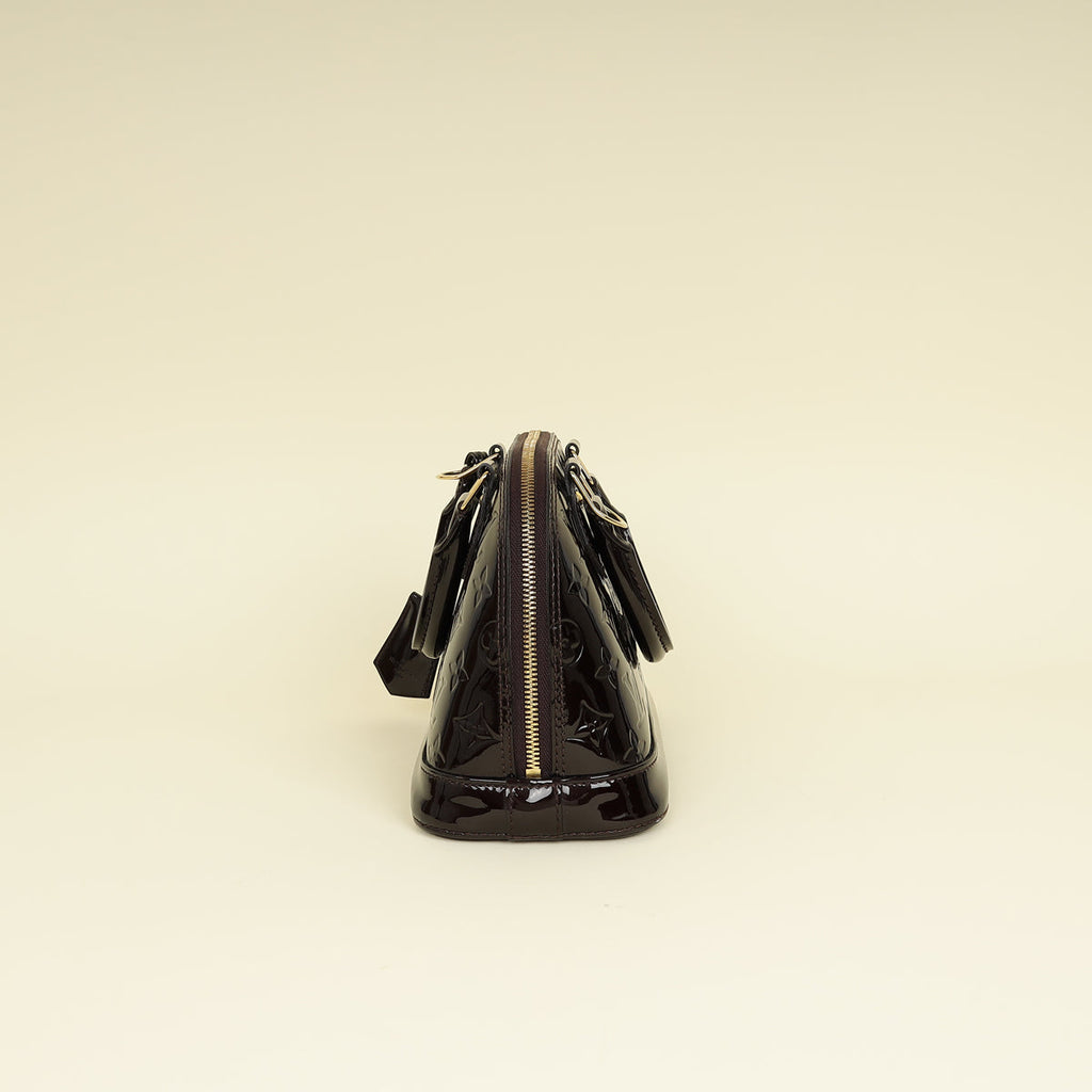 Louis Vuitton Amarante Monogram Vernis Alma BB Bag