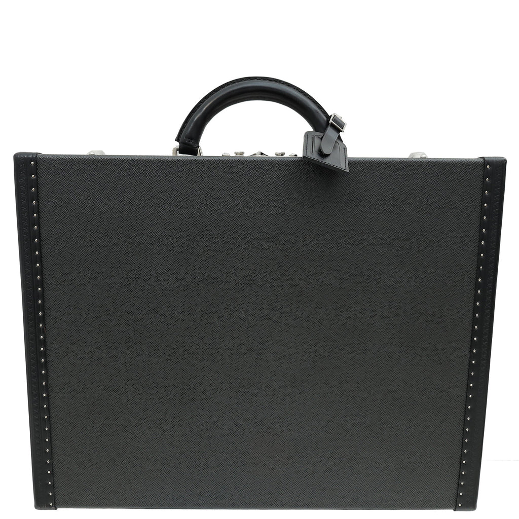 Louis Vuitton Black President Classeur Briefcase