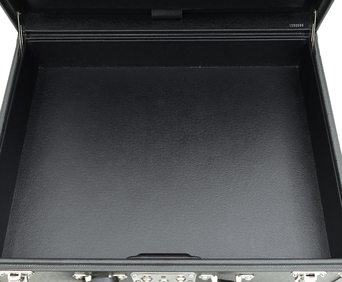 Louis Vuitton Black President Classeur Briefcase