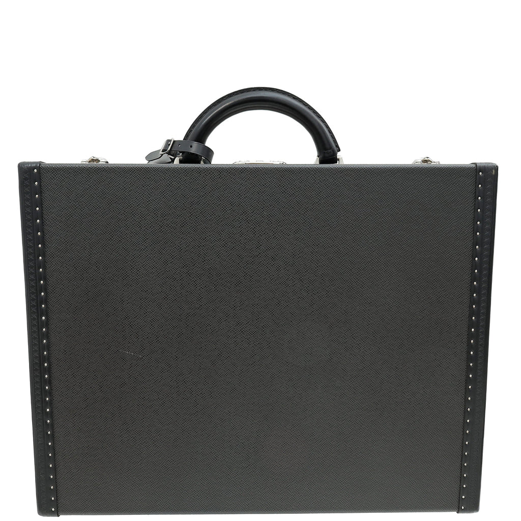 Louis Vuitton Black President Classeur Briefcase