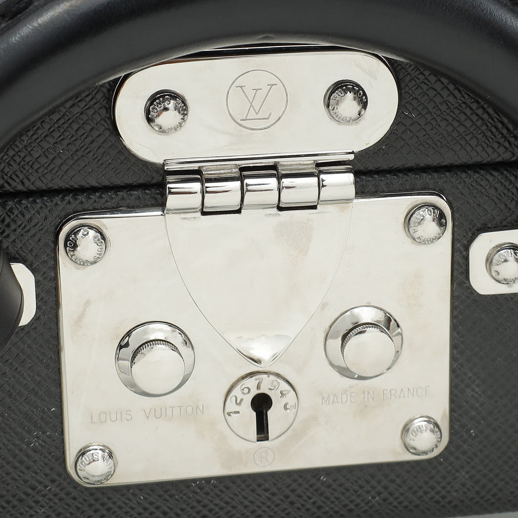Louis Vuitton Black President Classeur Briefcase