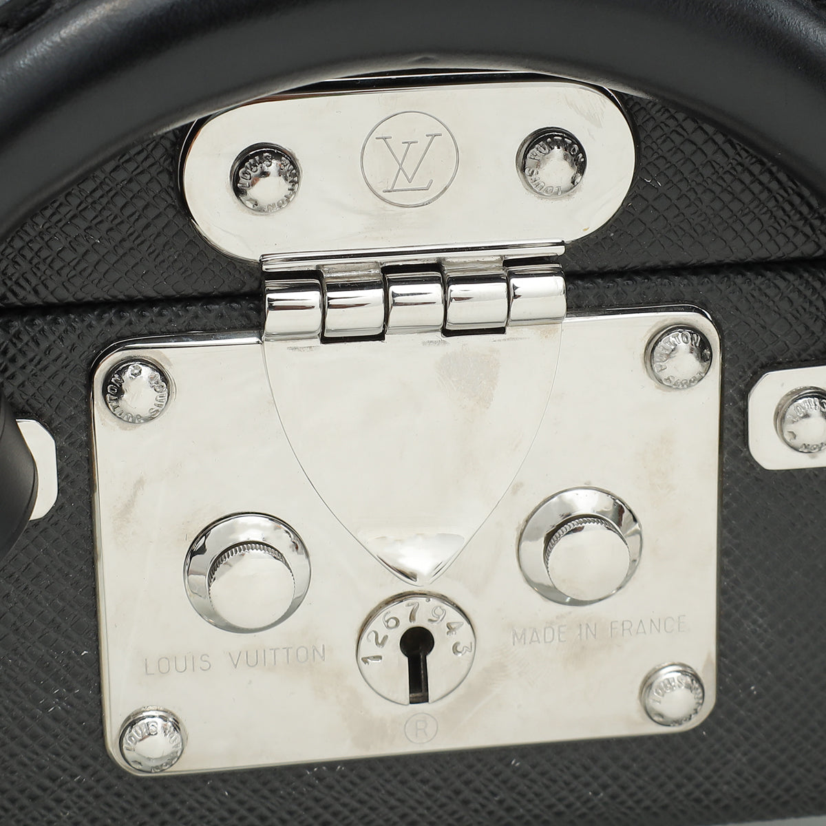 Louis Vuitton Black President Classeur Briefcase