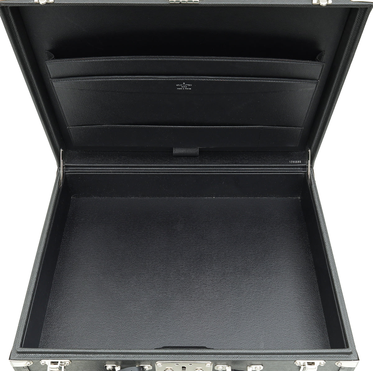Louis Vuitton Black President Classeur Briefcase