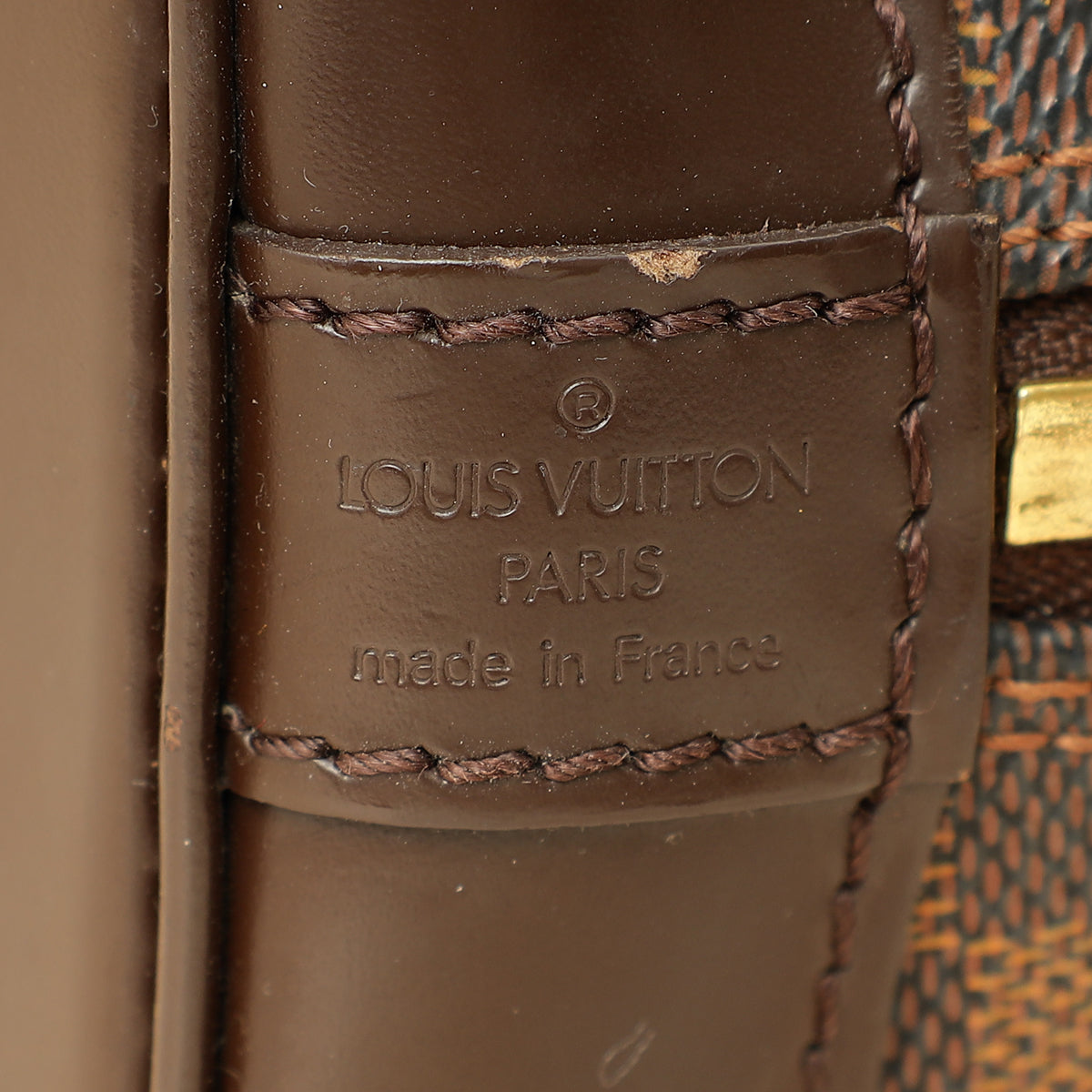 Louis Vuitton Damier Alma PM Bag