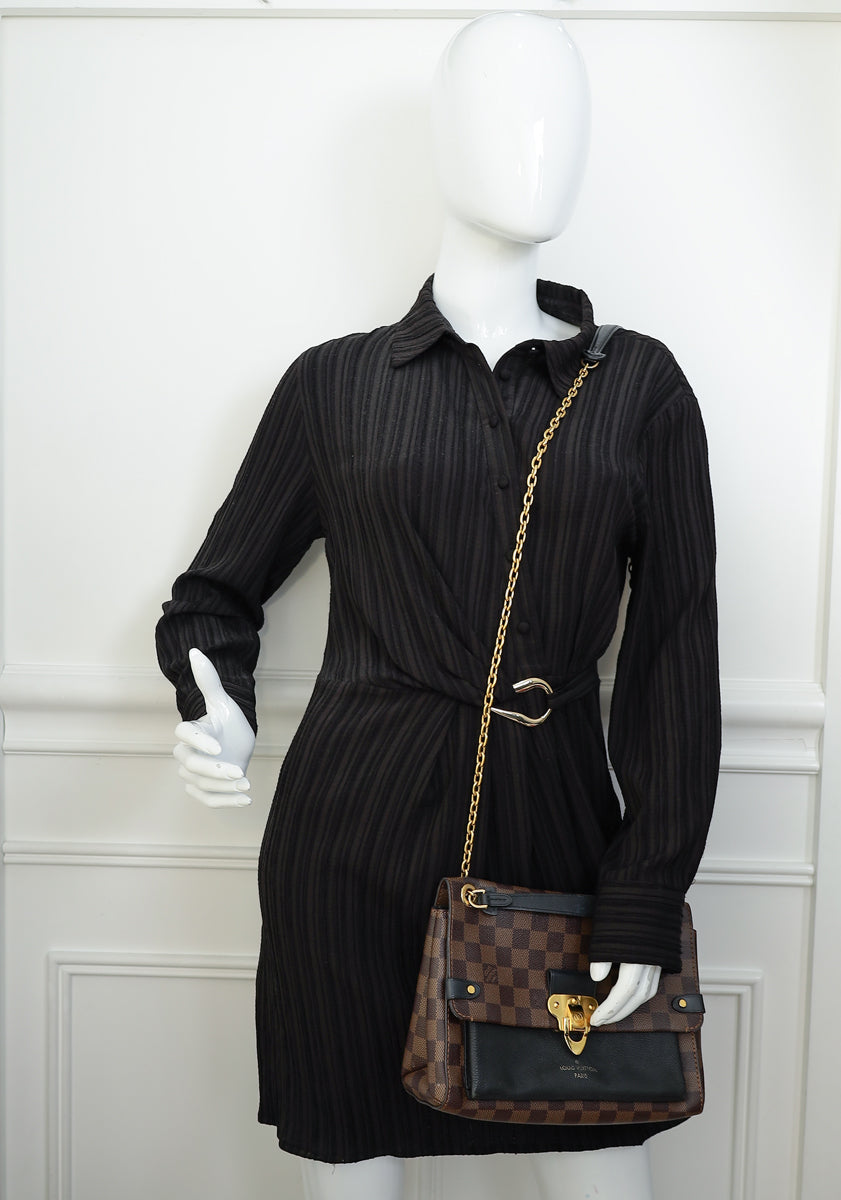 Louis Vuitton Damier Ebene Black Vavin PM Bag