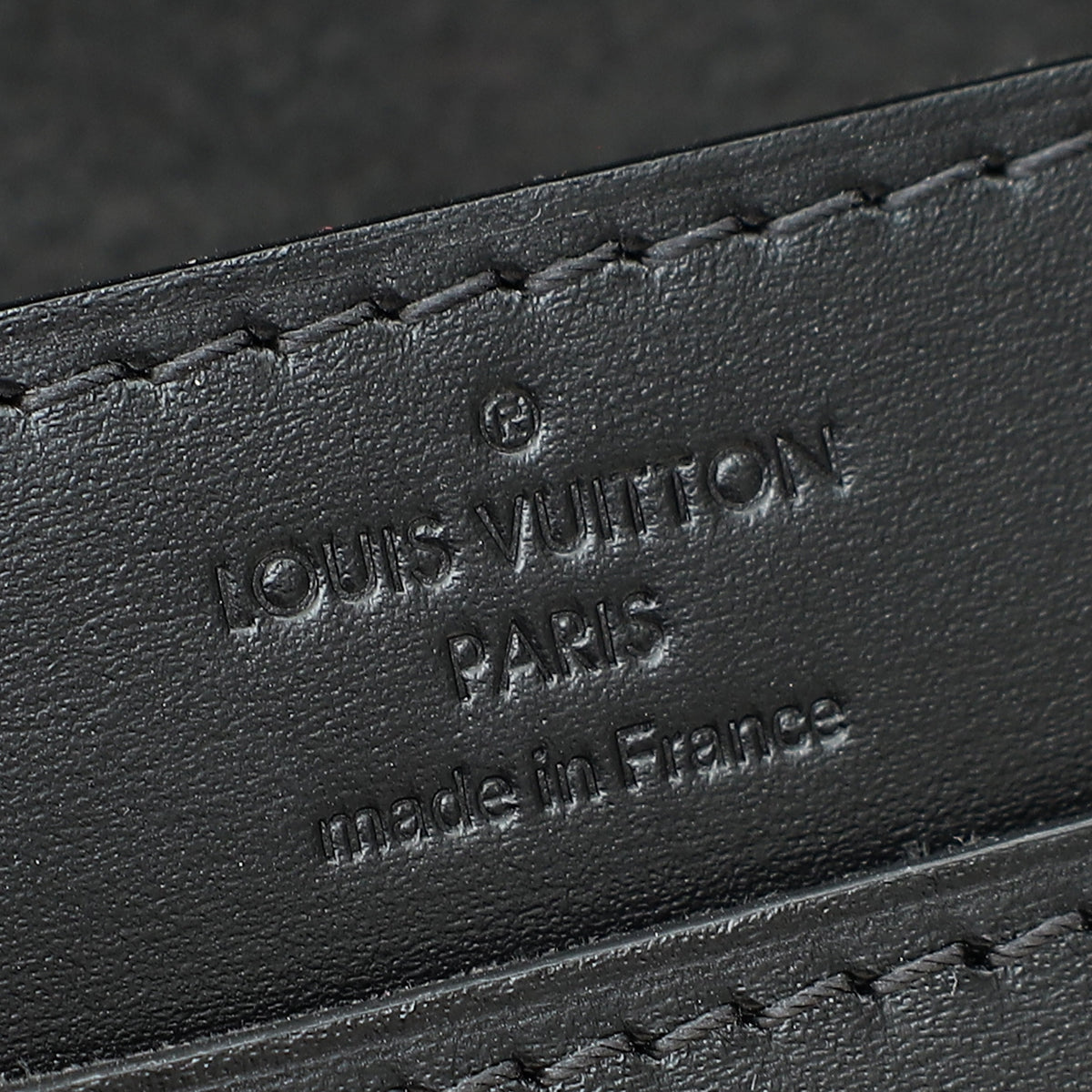 Louis Vuitton Black Louise Matte Chain Clutch