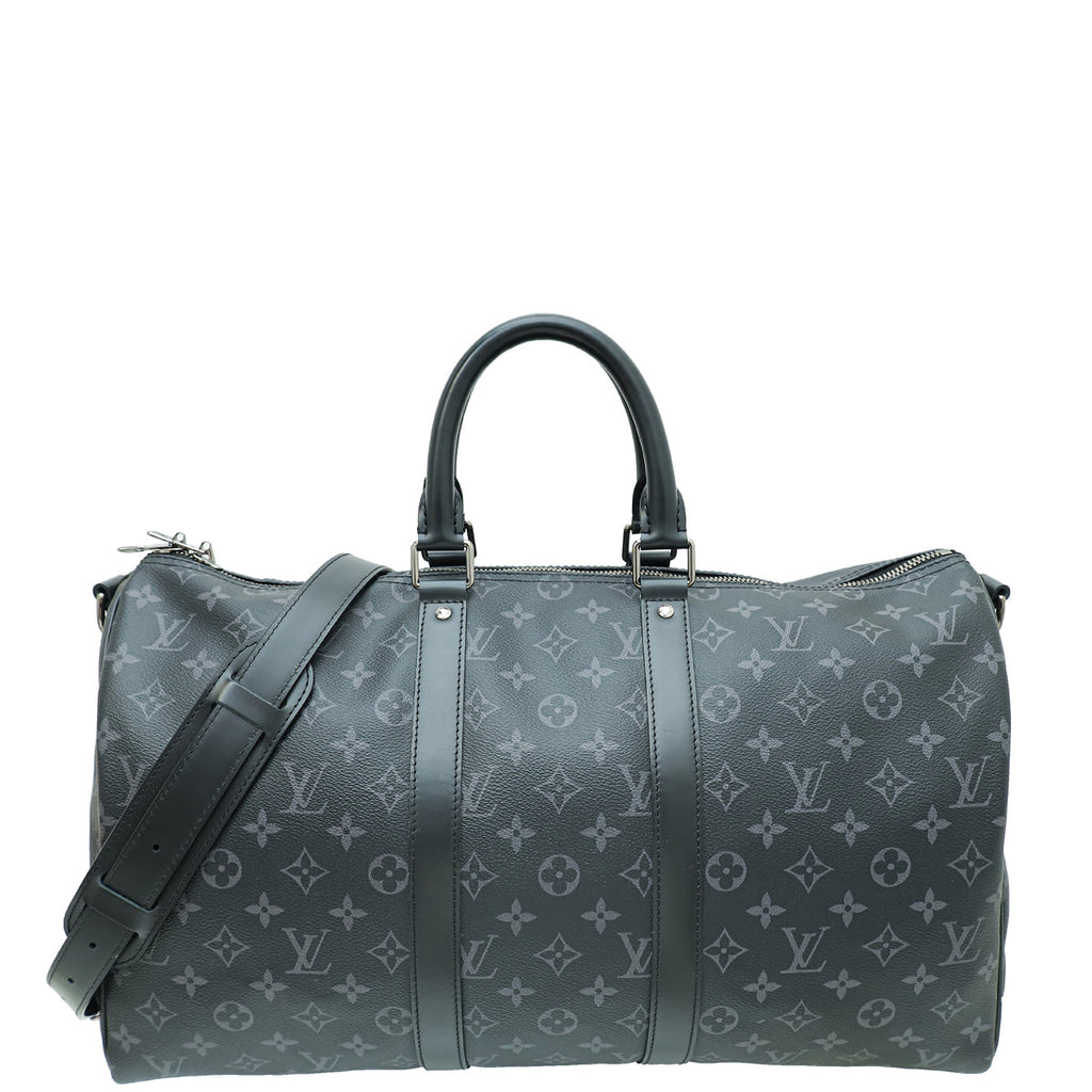 Louis Vuitton Monogram Eclipse Keepall 45 Bandoulière Bag
