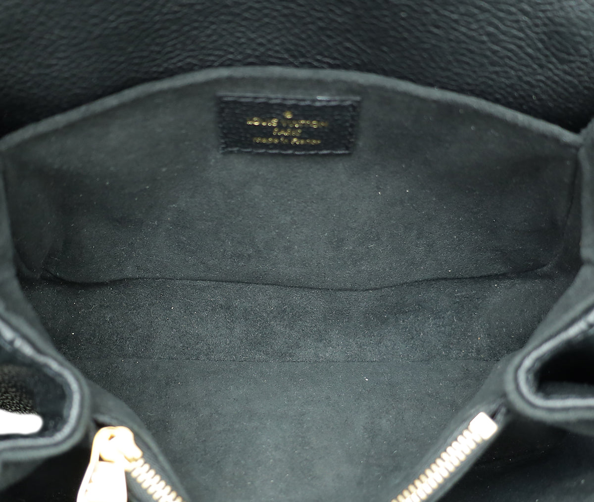 Louis Vuitton Black Monogram Empreinte Pochette Metis East West Bag