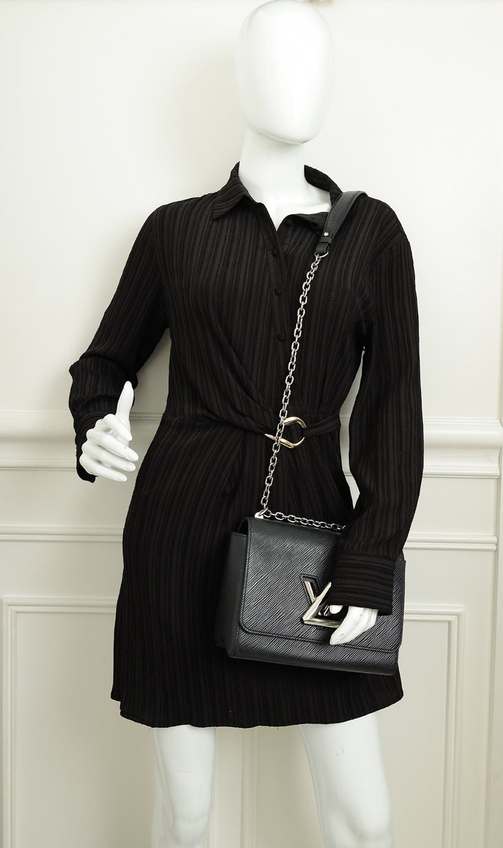 Louis Vuitton Black Twist MM Bag