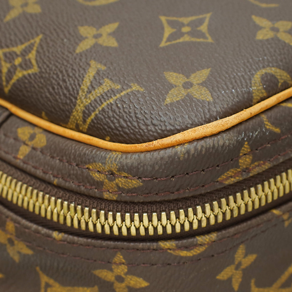 Louis Vuitton Brown Monogram Alize 2 Poche Soft Suitcase