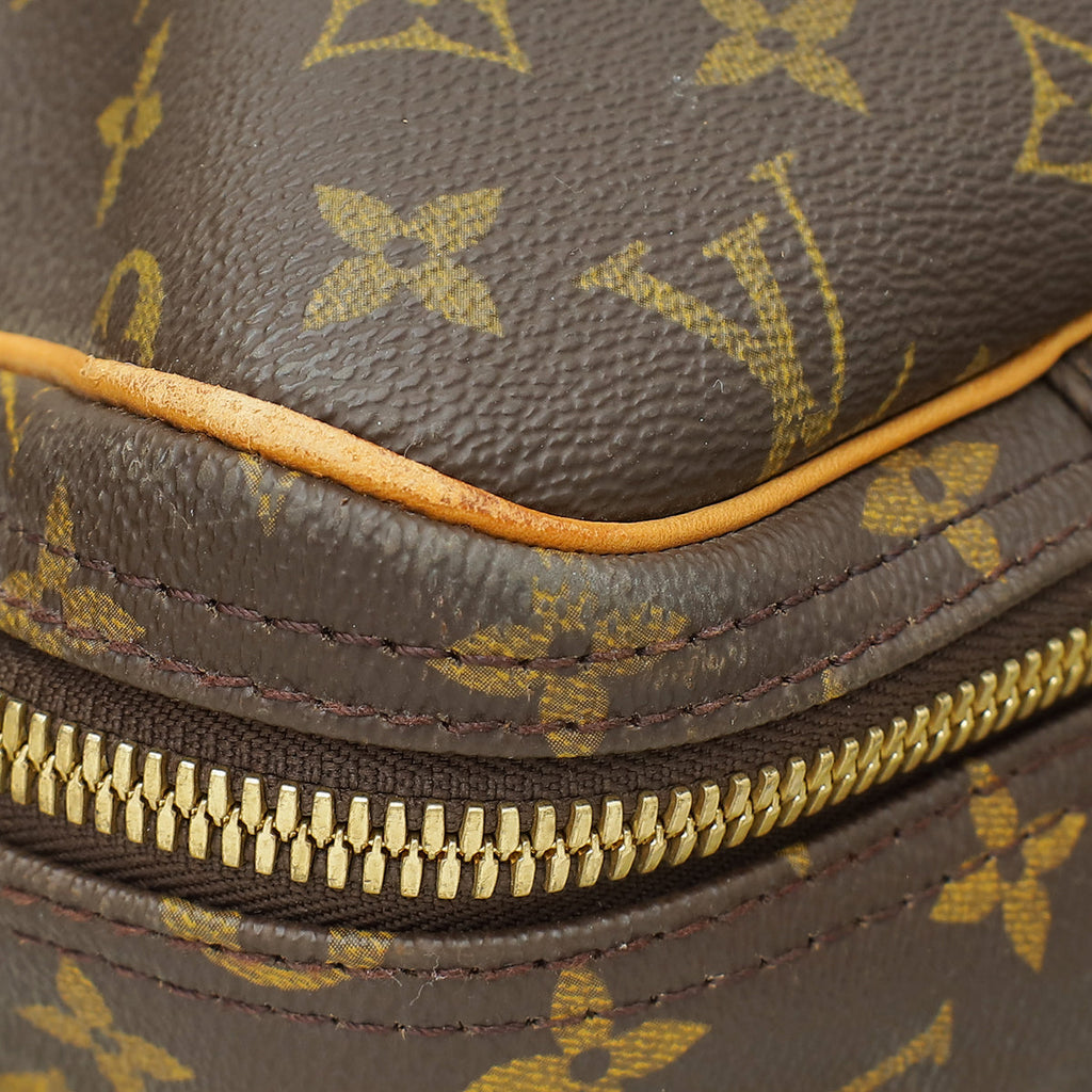 Louis Vuitton Brown Monogram Alize 2 Poche Soft Suitcase