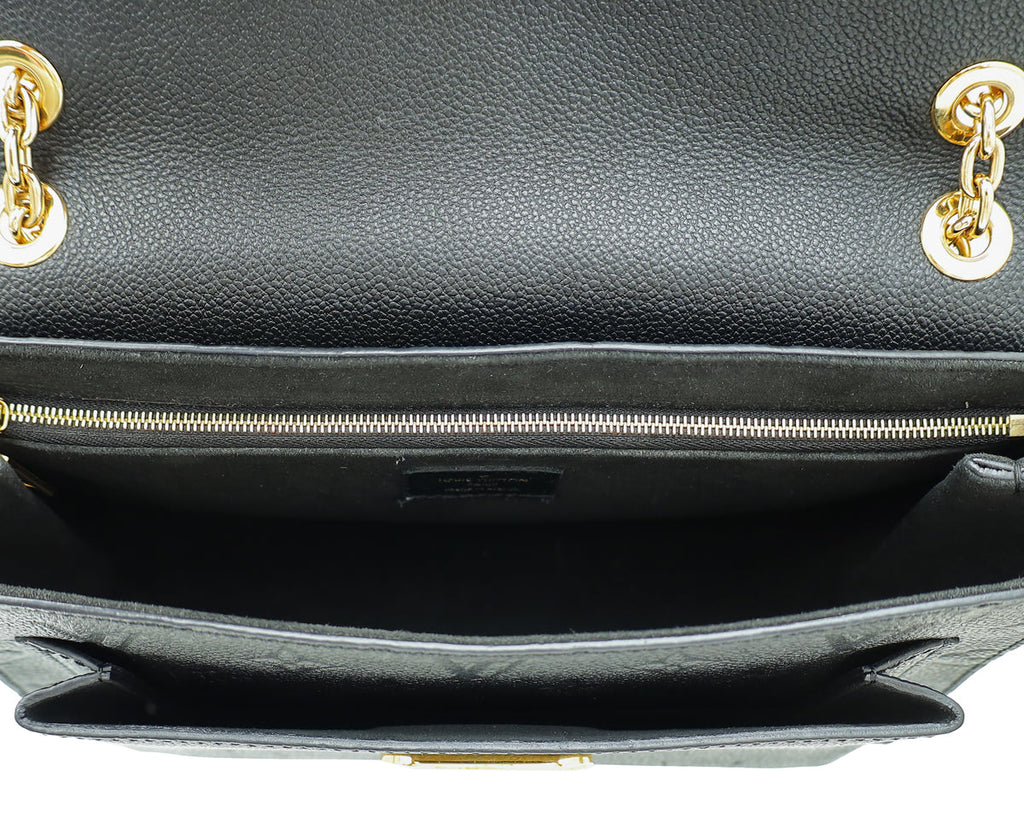 Louis Vuitton Black Monogram Empreinte Vavin PM Bag