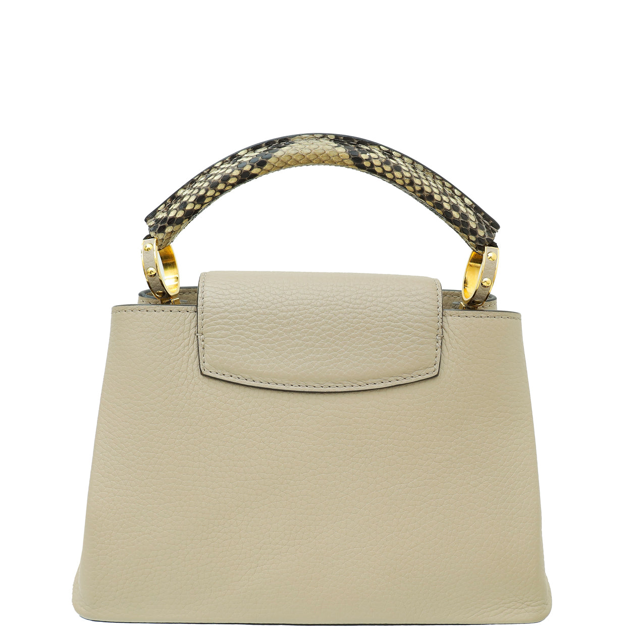 Louis Vuitton Galet Capucines BB Python Handle Bag