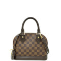 Louis Vuitton Damier Ebene Alma BB Bag W/ W.B INITIALS