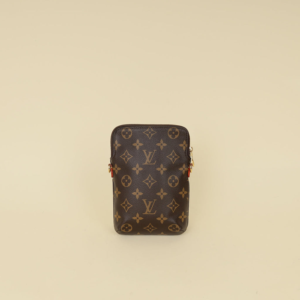Louis Vuitton Ebene Monogram Utility Phone Sleeve