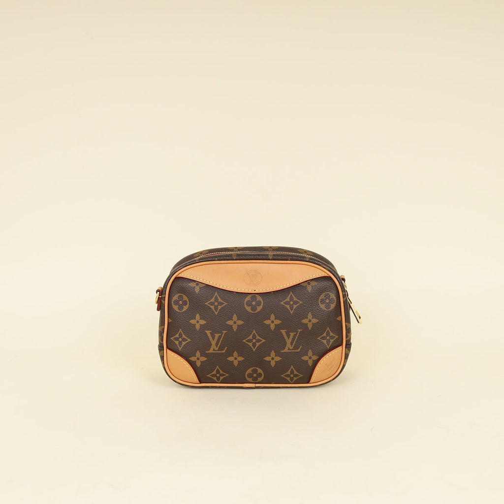 Louis Vuitton Brown Monogram Mini Deauville Bag