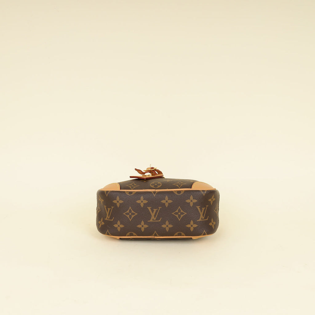 Louis Vuitton Brown Monogram Mini Deauville Bag