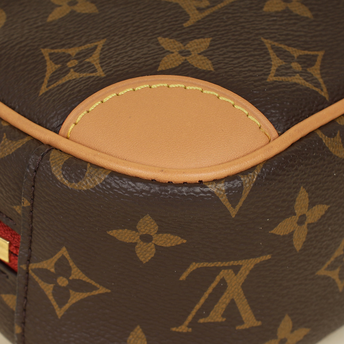 Louis Vuitton Brown Monogram Mini Deauville Bag