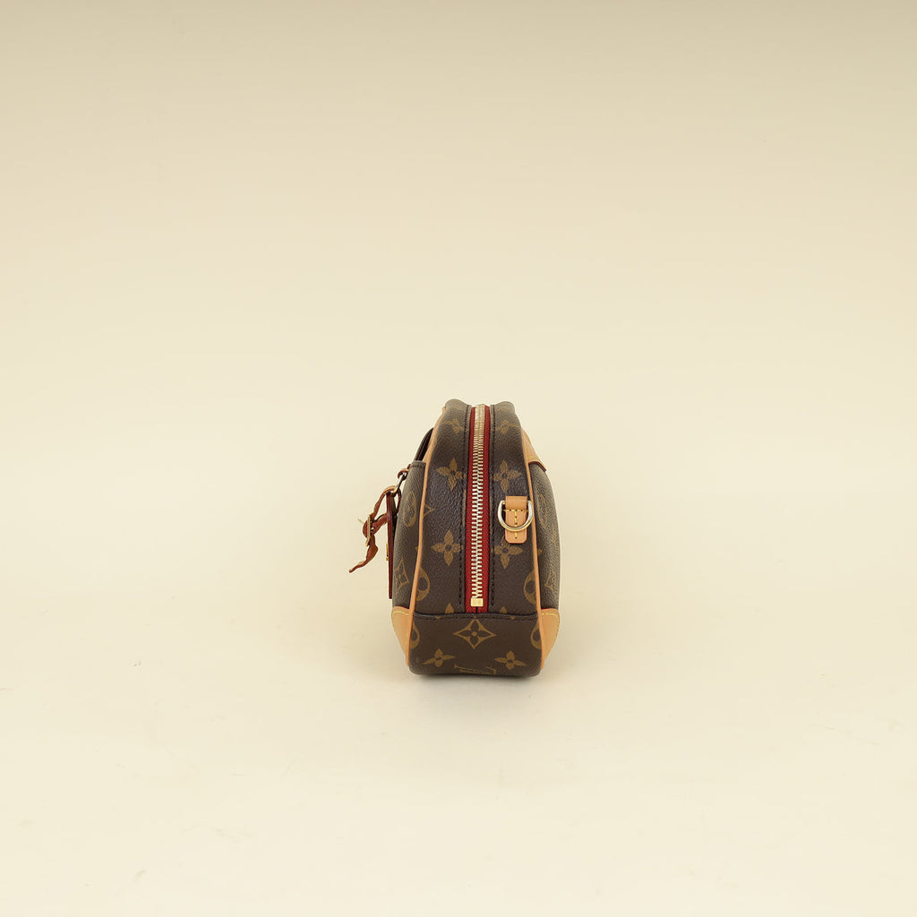 Louis Vuitton Brown Monogram Mini Deauville Bag