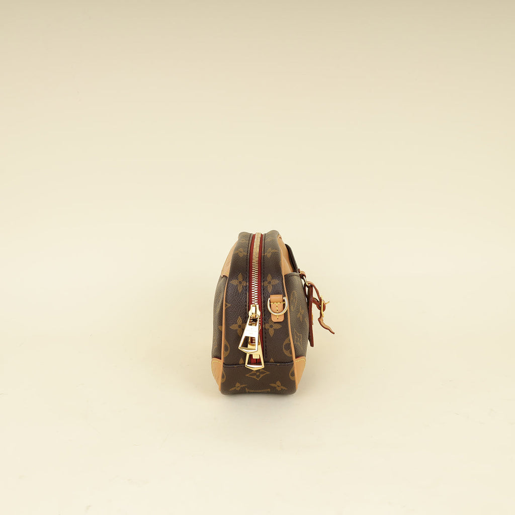 Louis Vuitton Brown Monogram Mini Deauville Bag