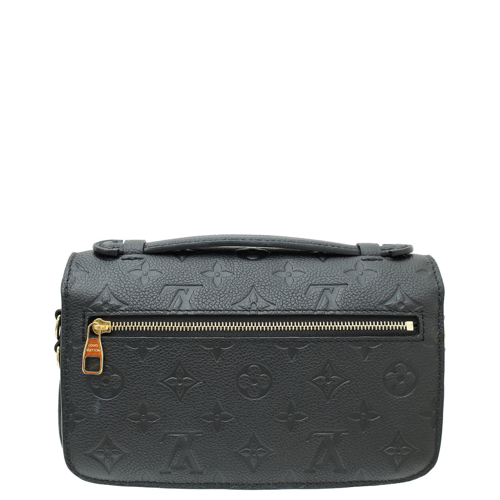Louis Vuitton Black Monogram Empreinte Metis East West Bag