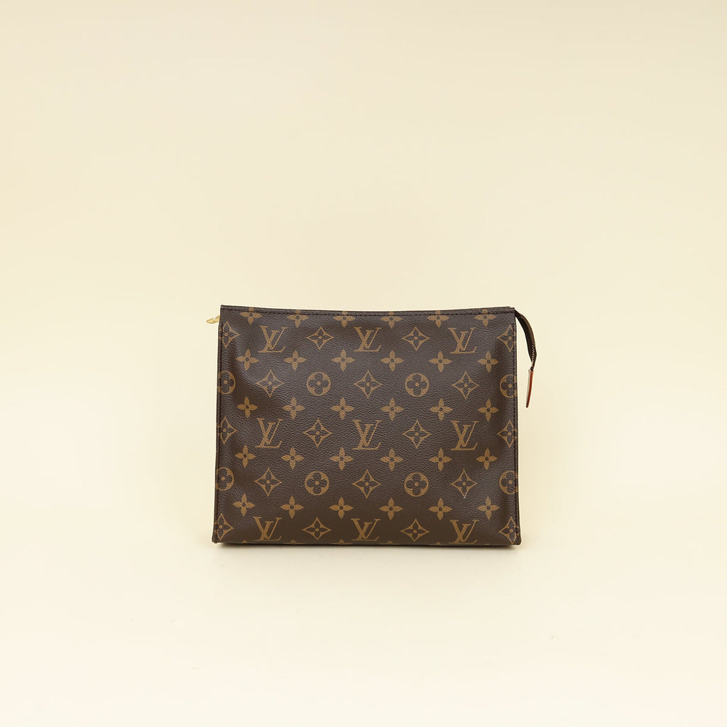 Louis Vuitton Brown Monogram Toiletry Pouch 26
