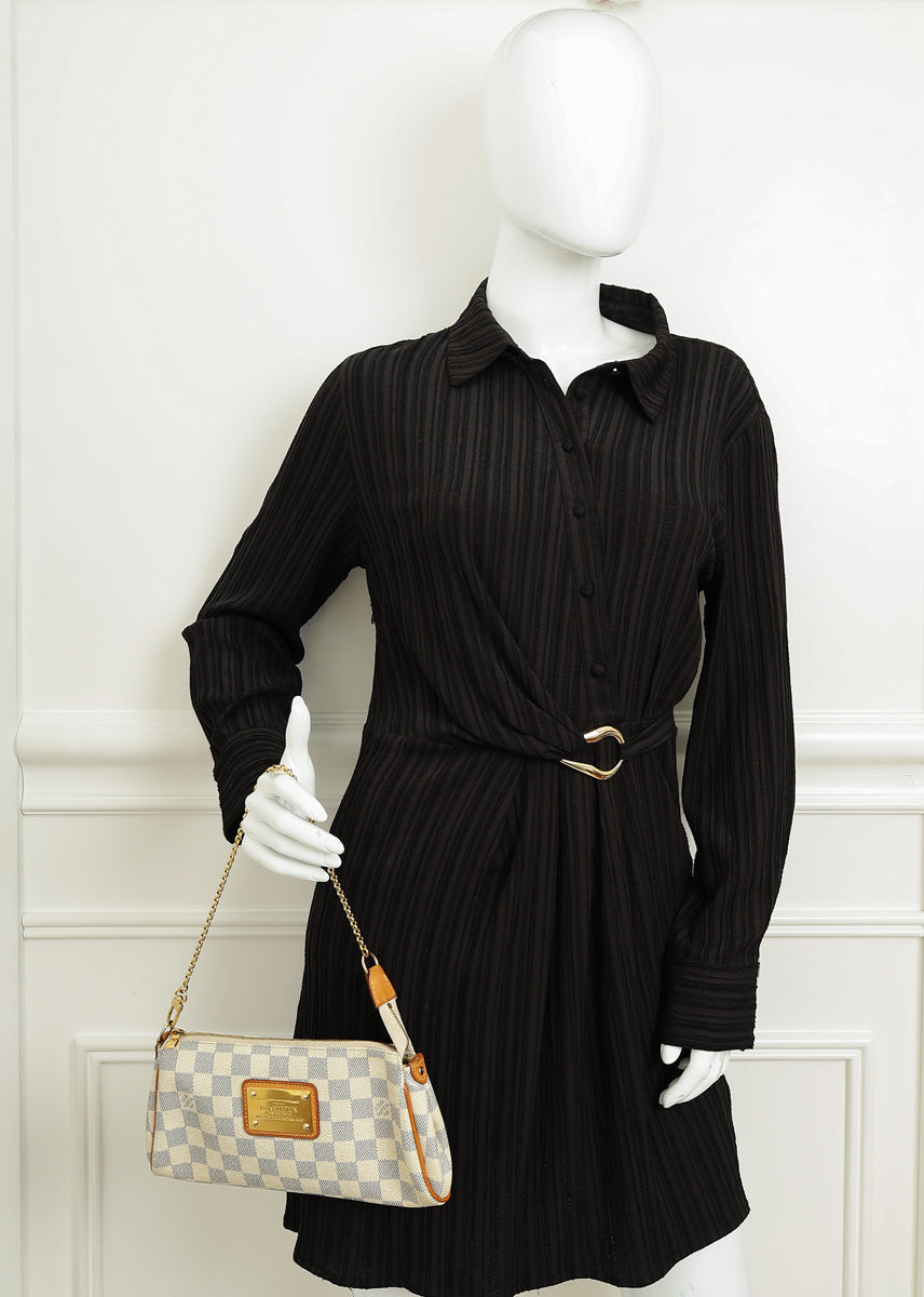 Louis Vuitton Damier Eva Clutch Bag