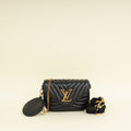 Louis Vuitton Black New Wave Multi Pochette Bag
