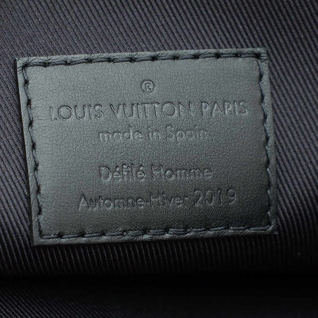 Louis Vuitton Black Taiga A4 Rainbow Pouch