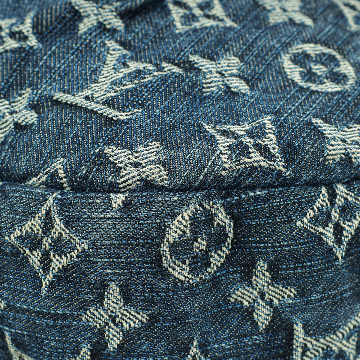 Louis Vuitton Blue Denim Monogram Denim Daily GM Bag