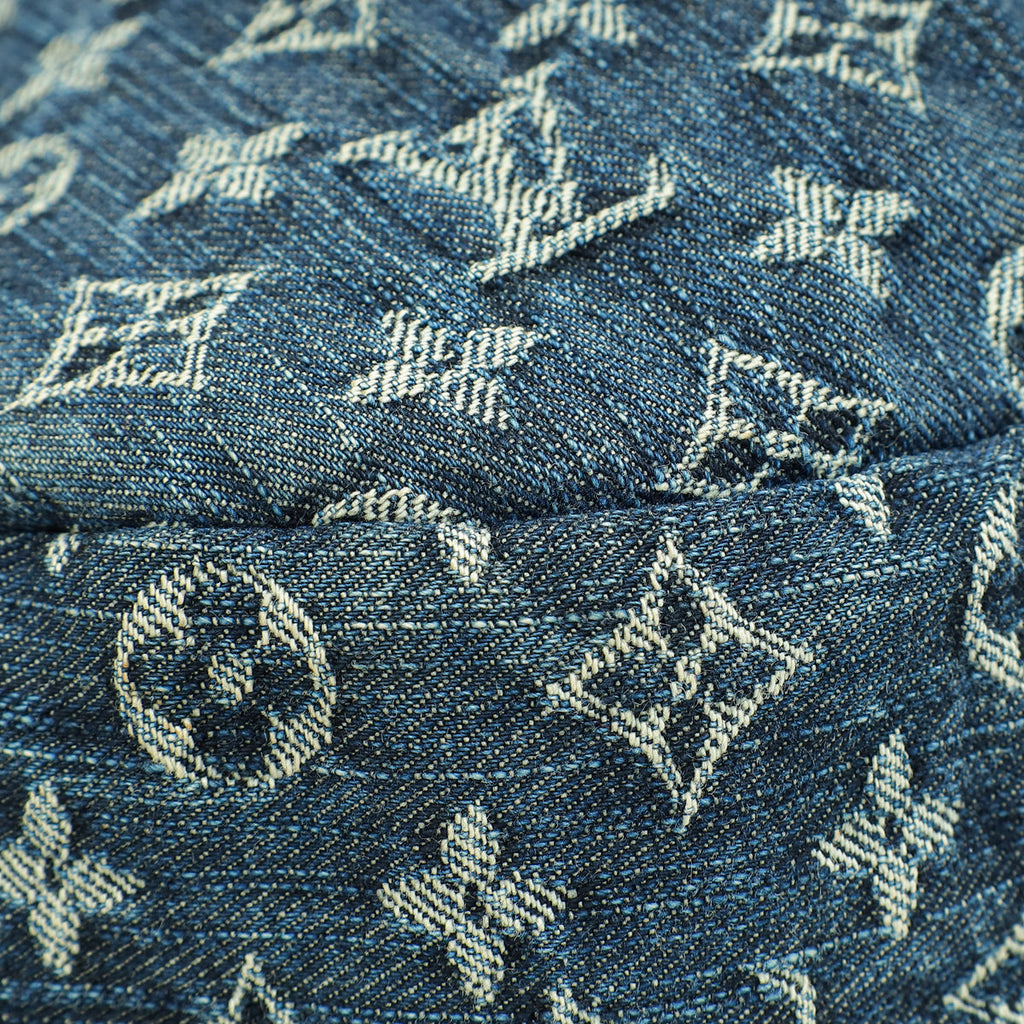 Louis Vuitton Blue Denim Monogram Denim Daily GM Bag
