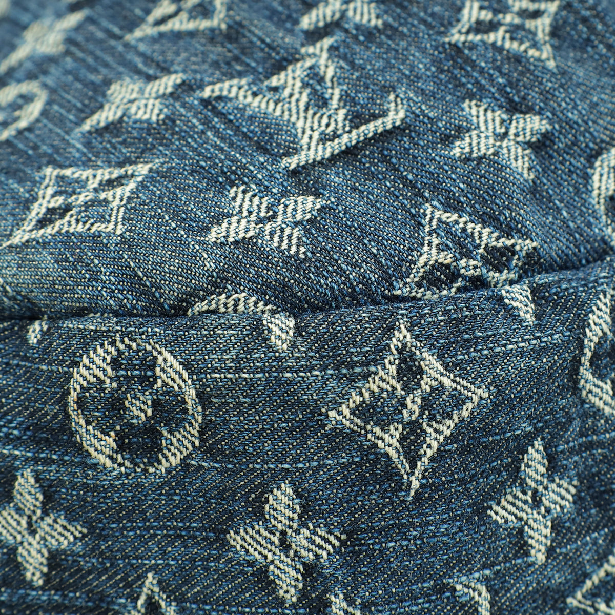 Louis Vuitton Blue Denim Monogram Denim Daily GM Bag