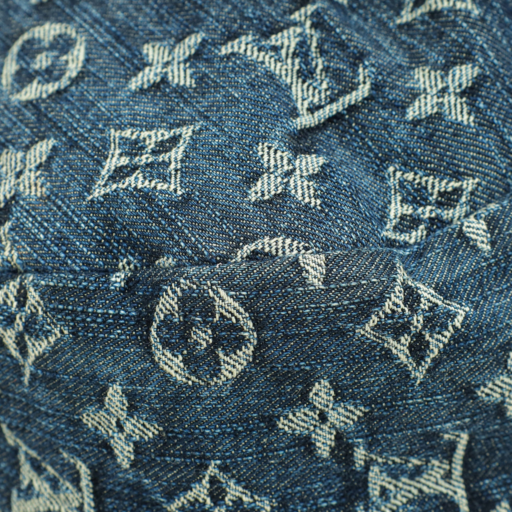 Louis Vuitton Blue Denim Monogram Denim Daily GM Bag