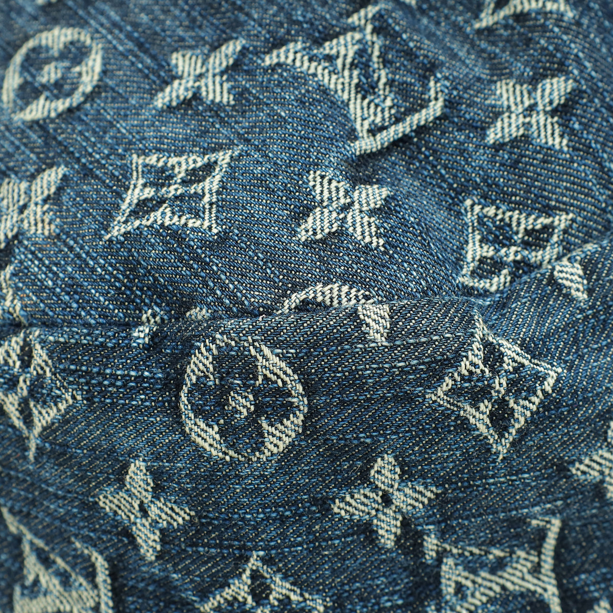 Louis Vuitton Blue Denim Monogram Denim Daily GM Bag