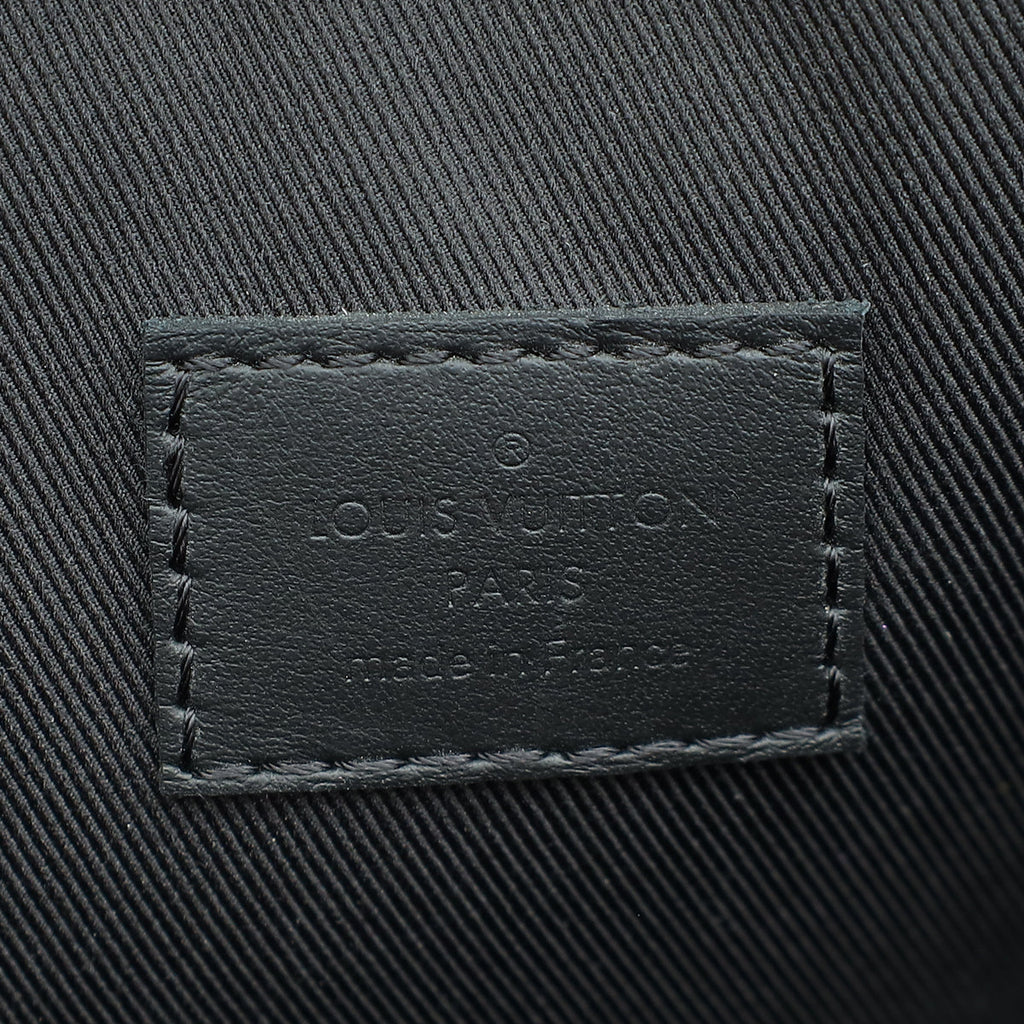 Louis Vuitton Black Takeoff Aerogram Men's Pouch W/ B.J Initial Tag