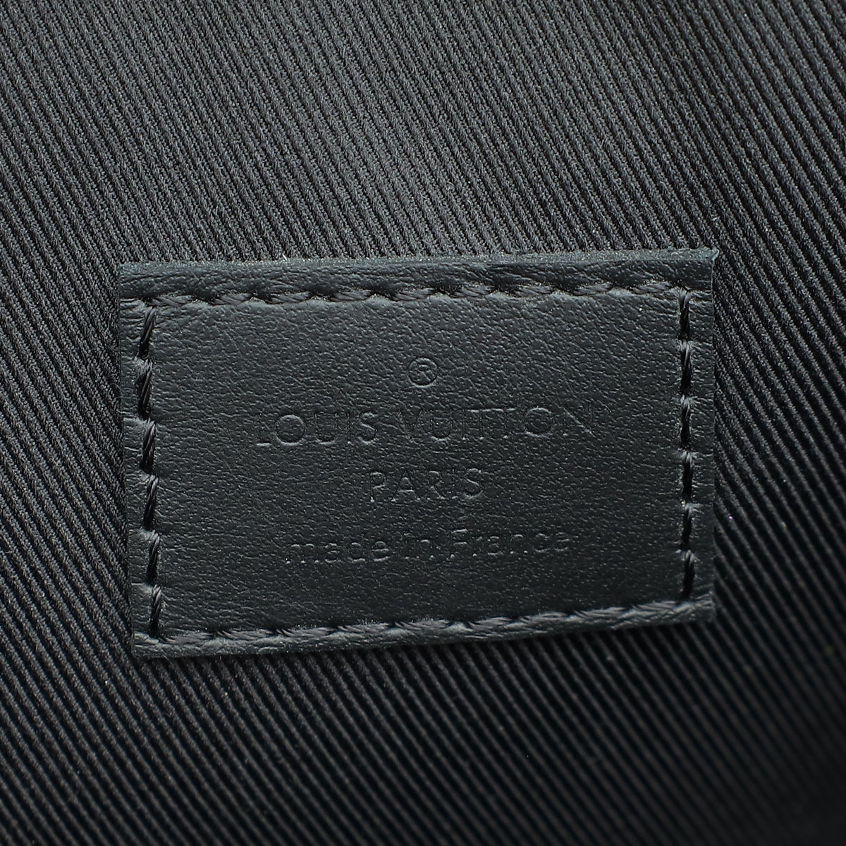 Louis Vuitton Black Takeoff Aerogram Men's Pouch W/ B.J Initial Tag