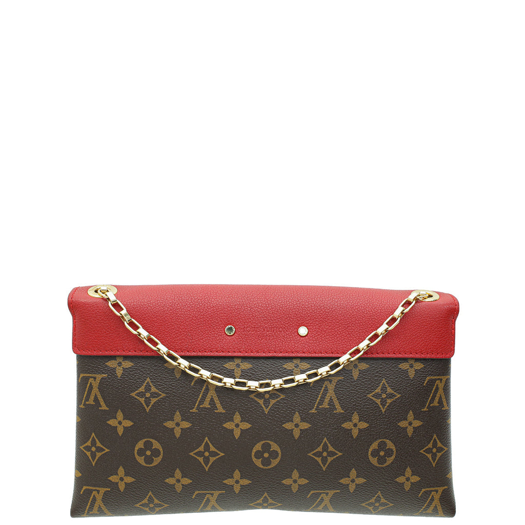 Louis Vuitton Monogram Red Pallas Chain Bag