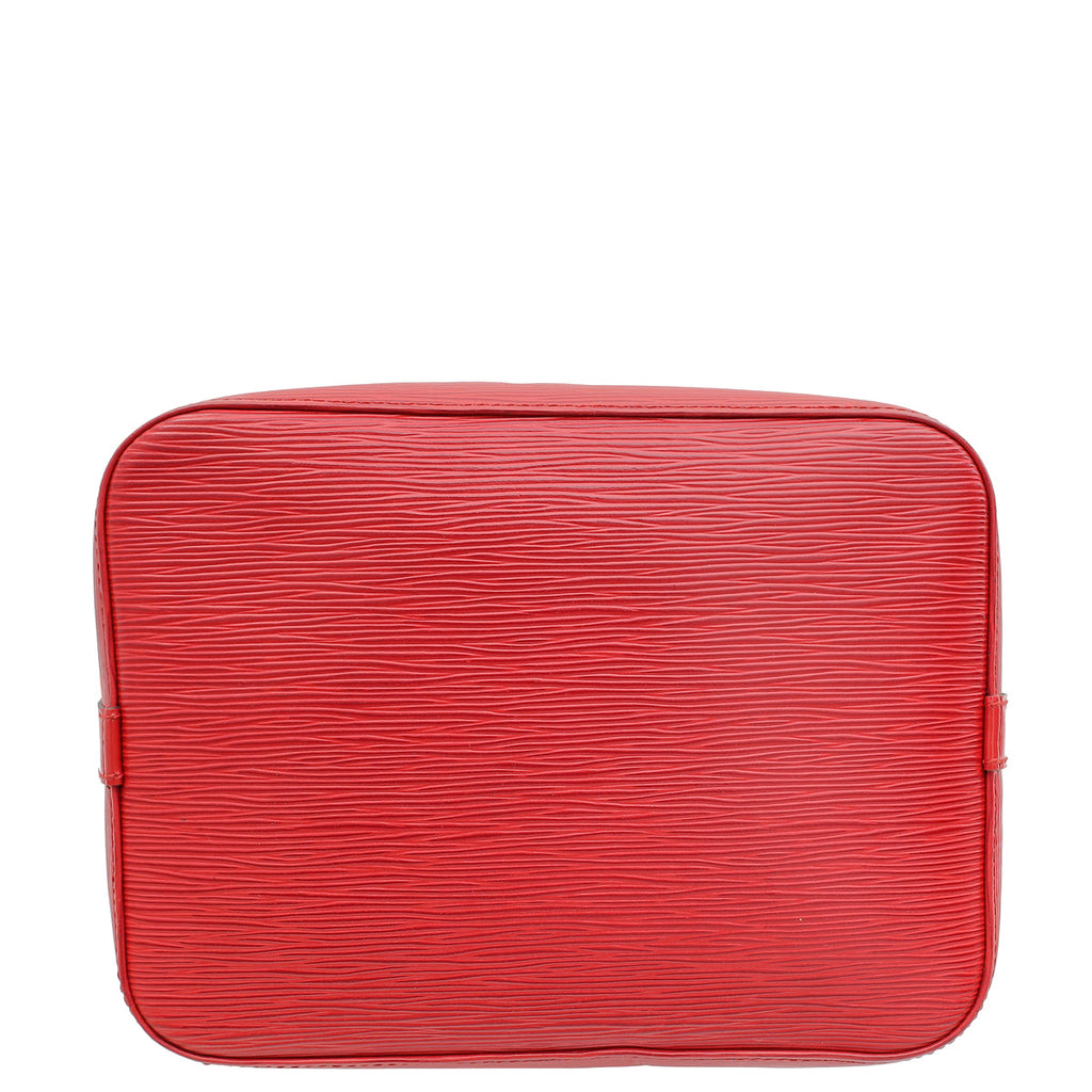 Louis Vuitton Red Vintage Noe Bag