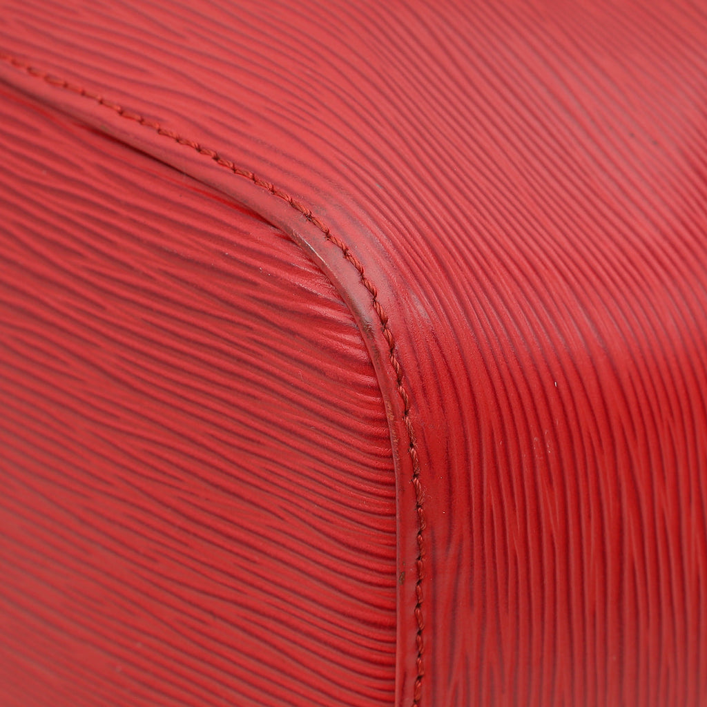 Louis Vuitton Red Vintage Noe Bag