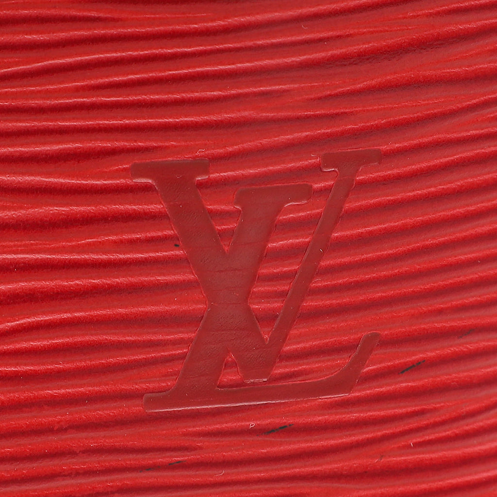Louis Vuitton Red Vintage Noe Bag