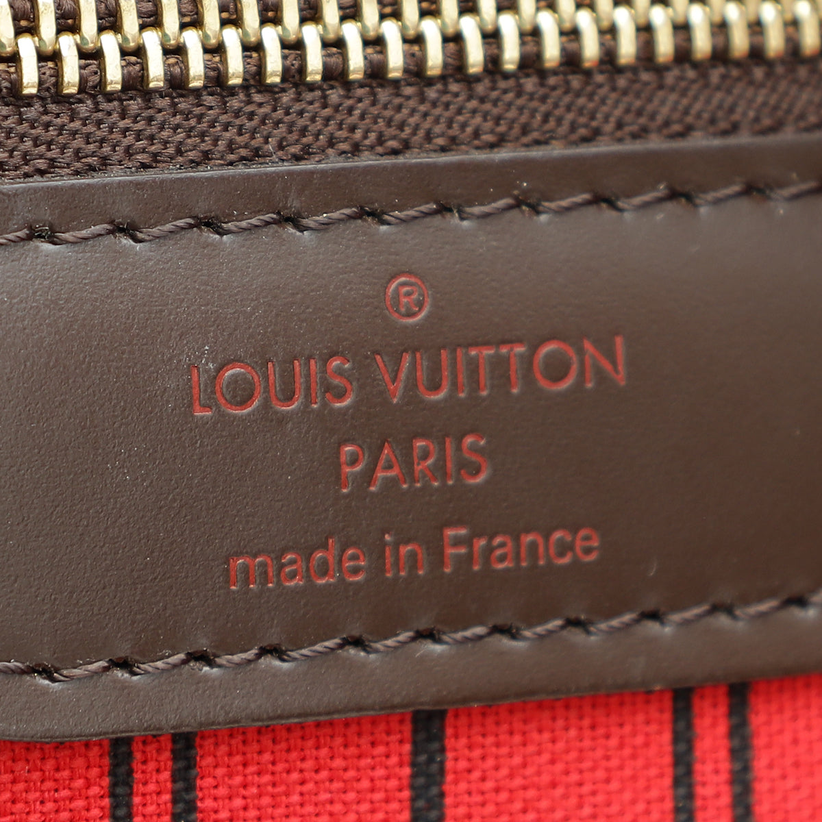 Louis Vuitton Damier Ebene Neverfull MM Bag