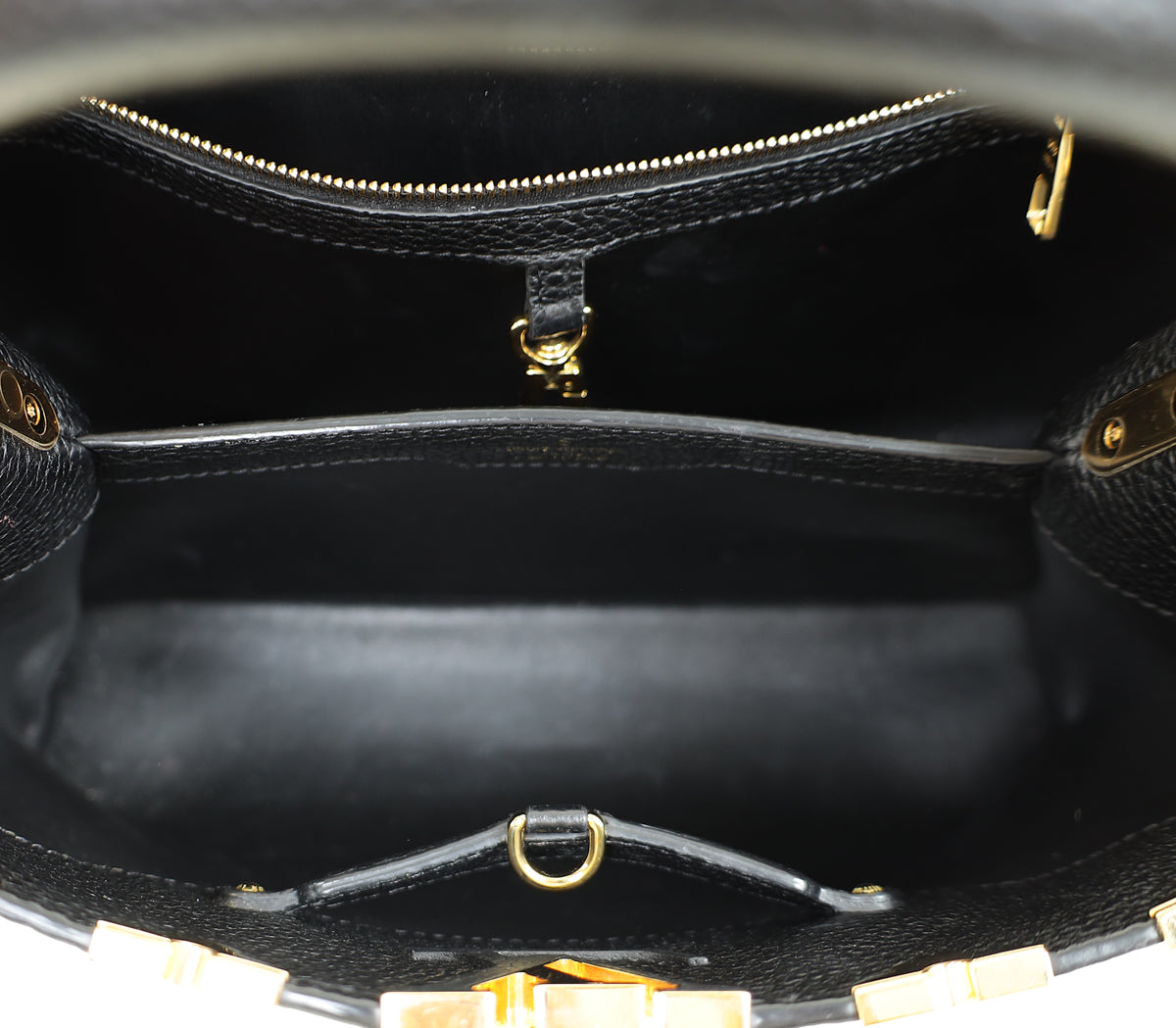 Louis Vuitton Black Capucines Flower Edges MM Bag