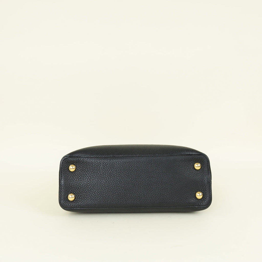 Louis Vuitton Black Capucines Flower Edges MM Bag