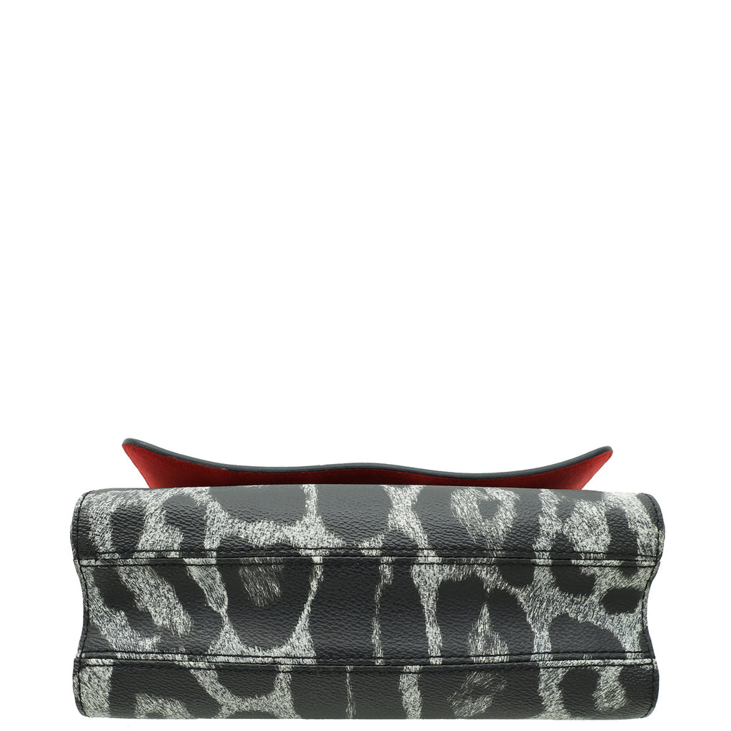 Louis Vuitton Bicolor Twist MM Print Scarf Handle Wild Animal Print Bag