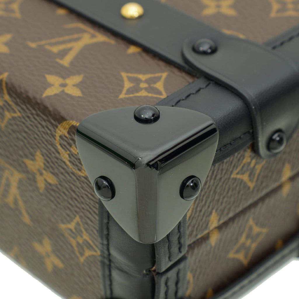 Louis Vuitton Brown Monogram Petite Malle Bag
