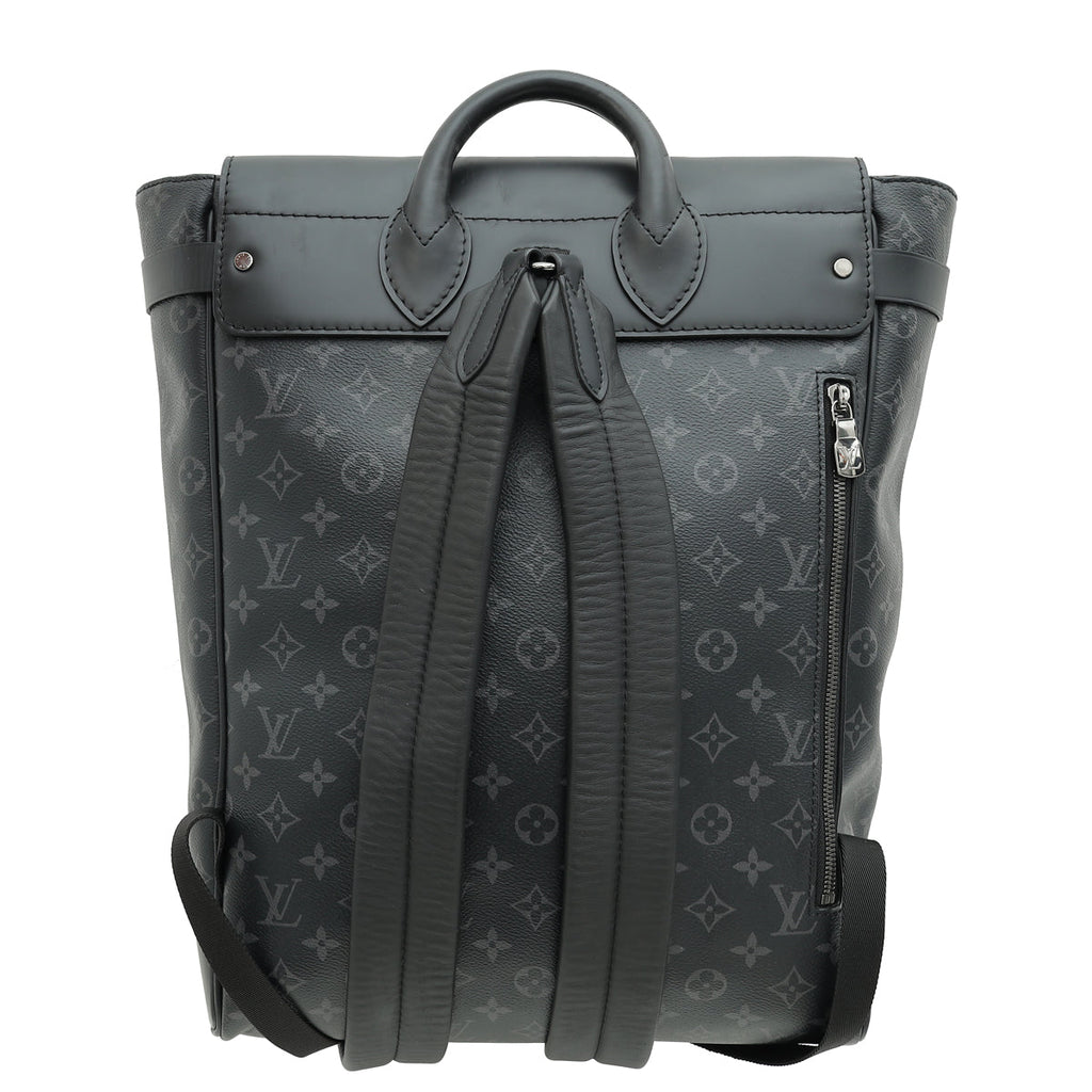Louis Vuitton Grey Monogram Eclipse Steamer Backpack Bag
