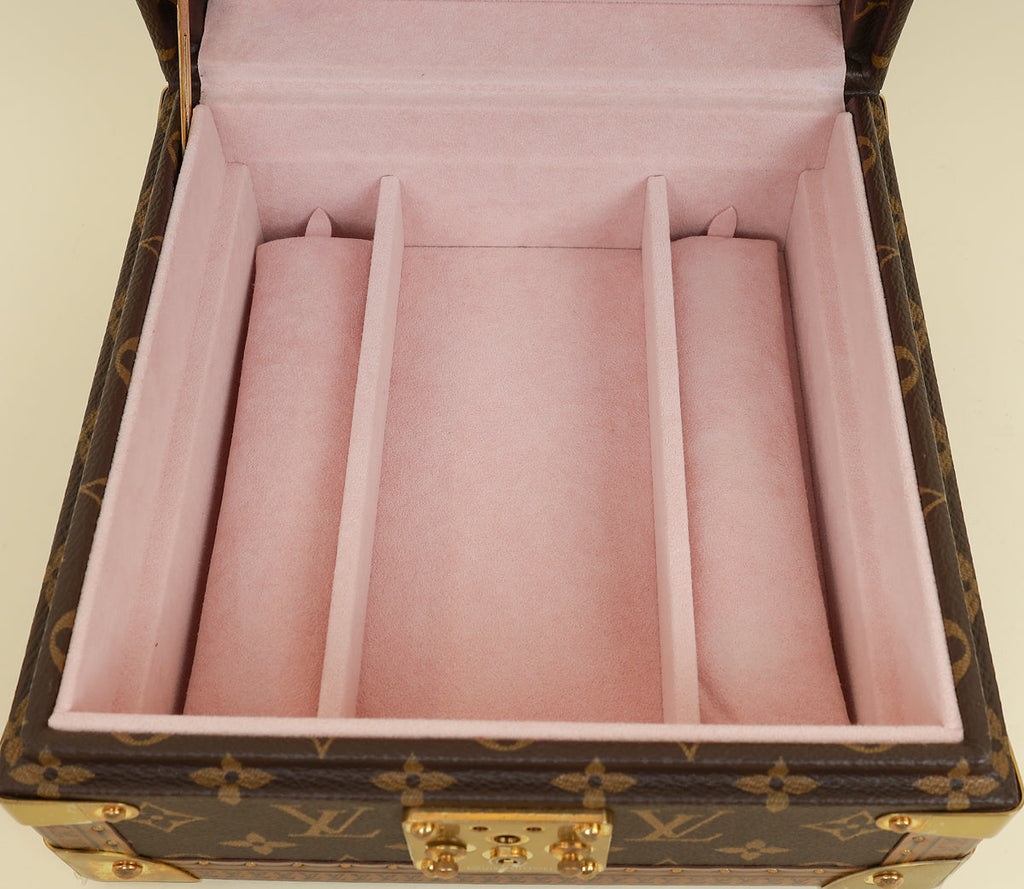 Louis Vuitton Monogram Rose Ballerine Coffret Joaillerie Box Case