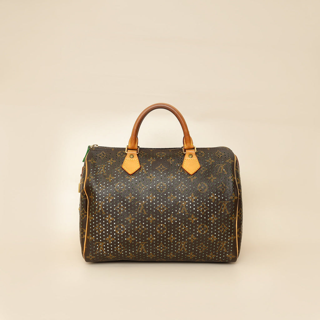 Louis Vuitton Bicolor Monogram Perforated Speedy 30 Bag