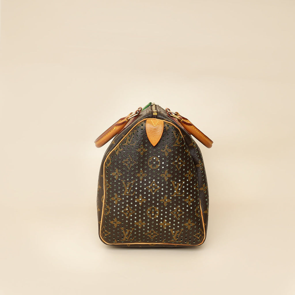 Louis Vuitton Bicolor Monogram Perforated Speedy 30 Bag