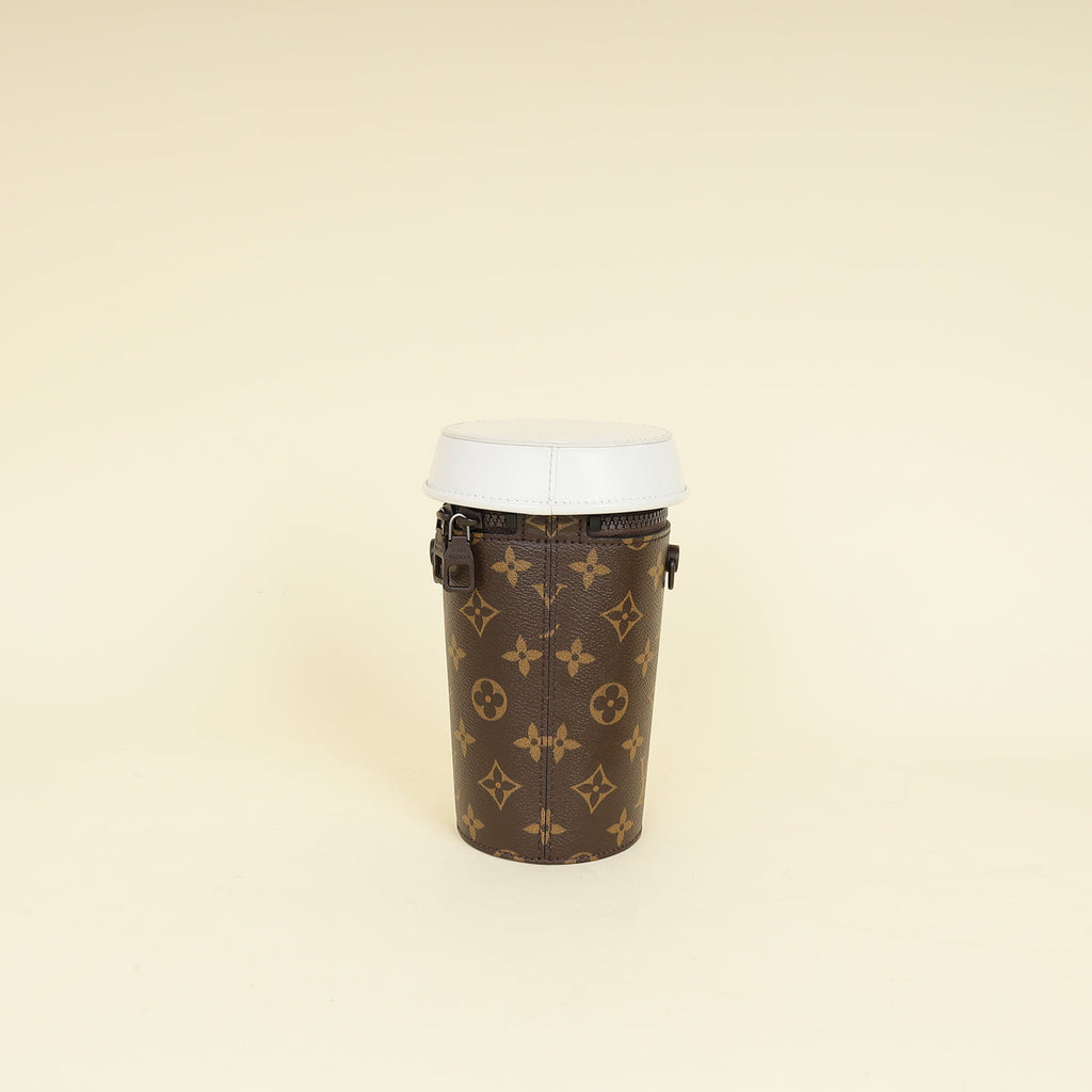 Louis Vuitton Bicolor Monogram Everyday LV Coffee Cup Pouch